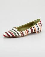 Ballerinas a rayas multicolor
